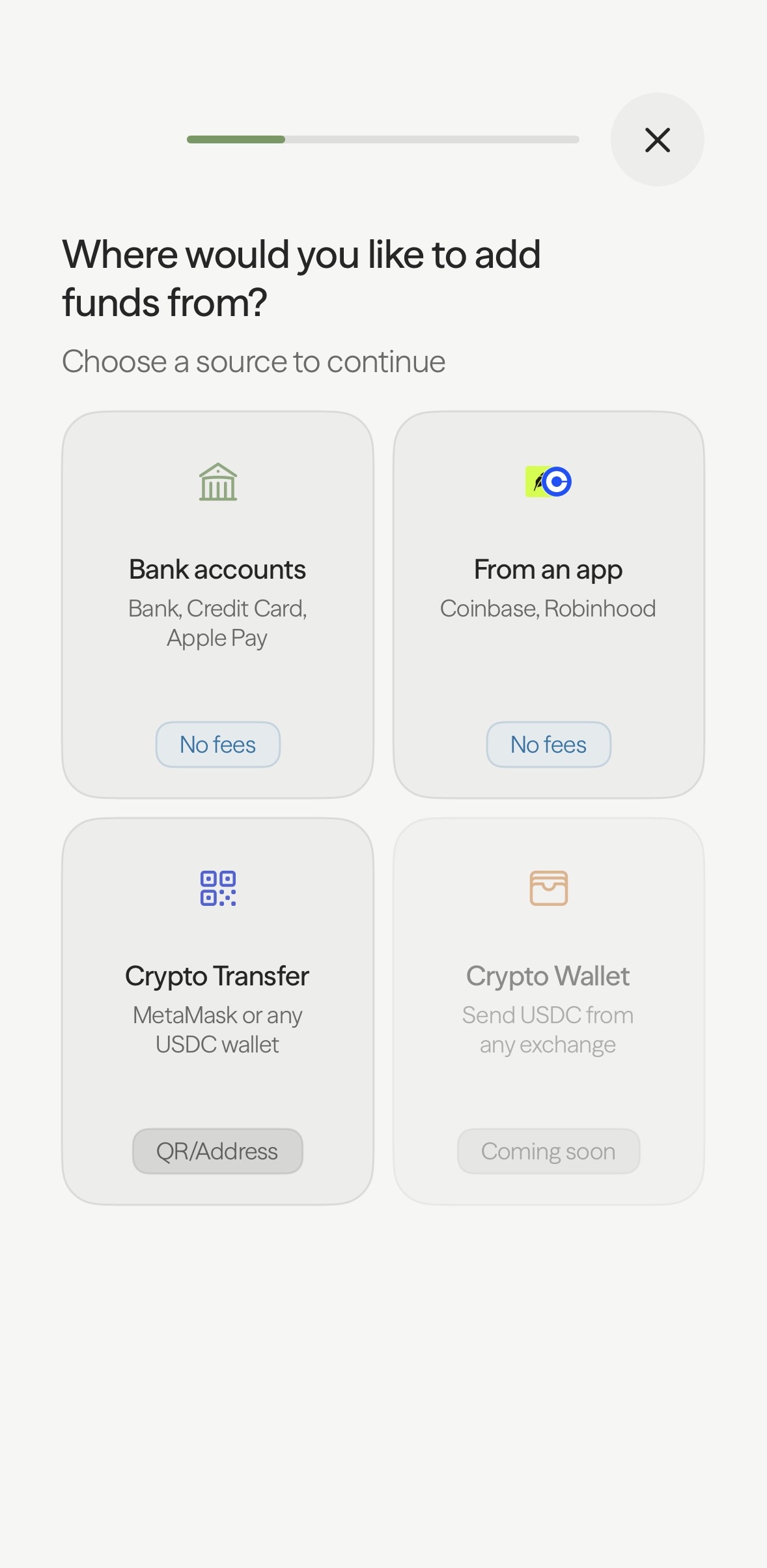 Make your first deposit