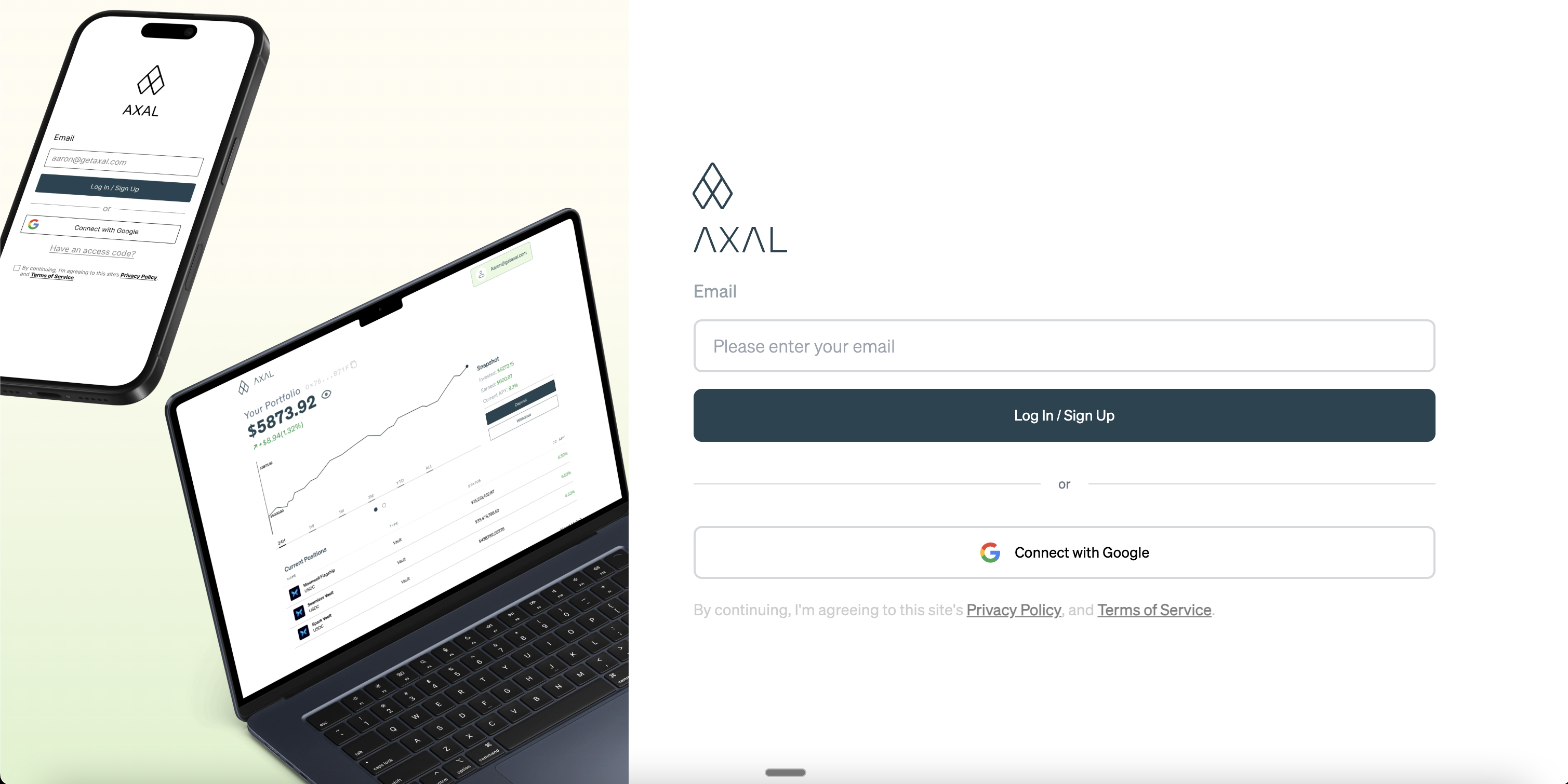 Create/Login to your account