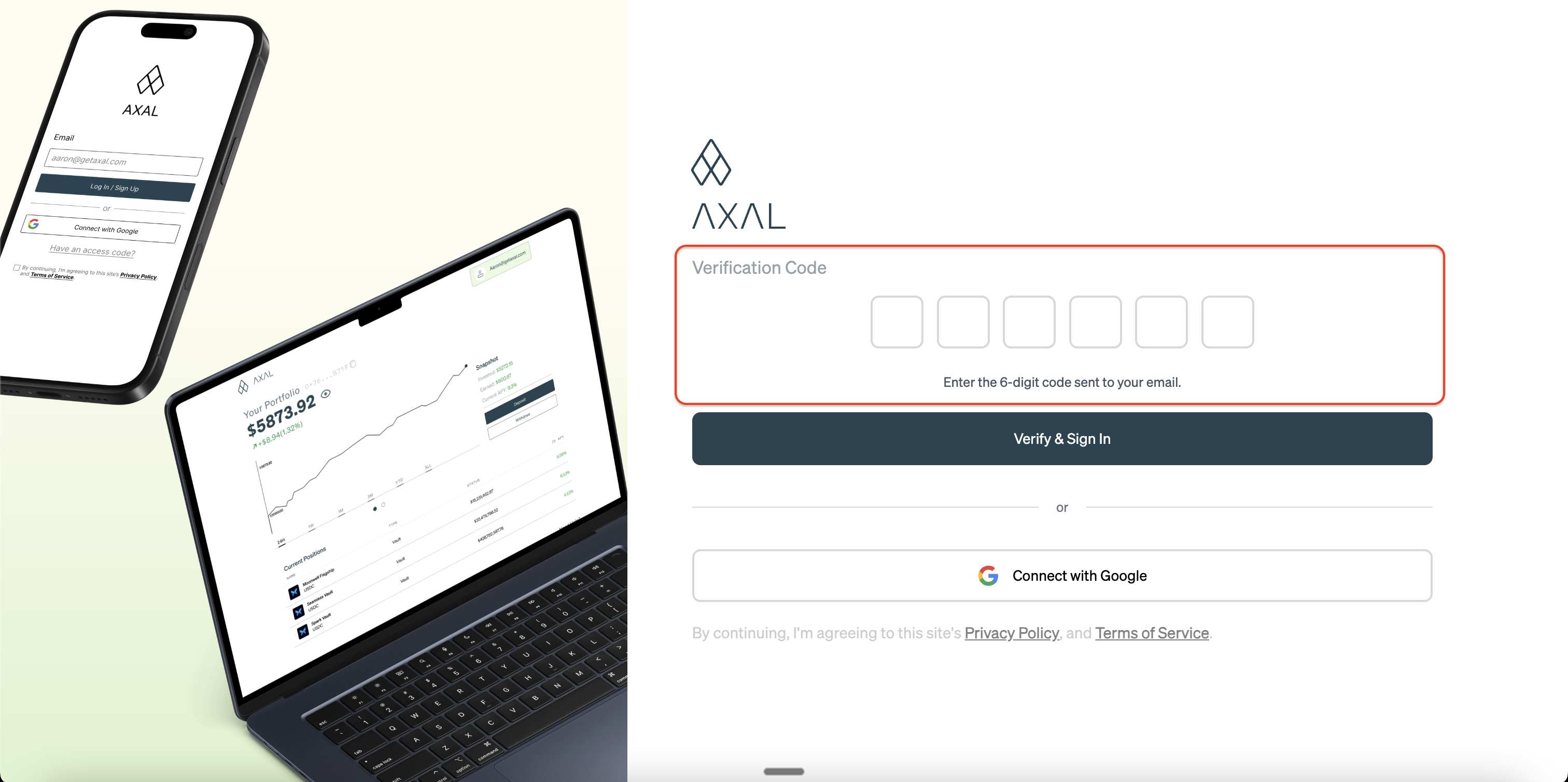 Enter verification code
