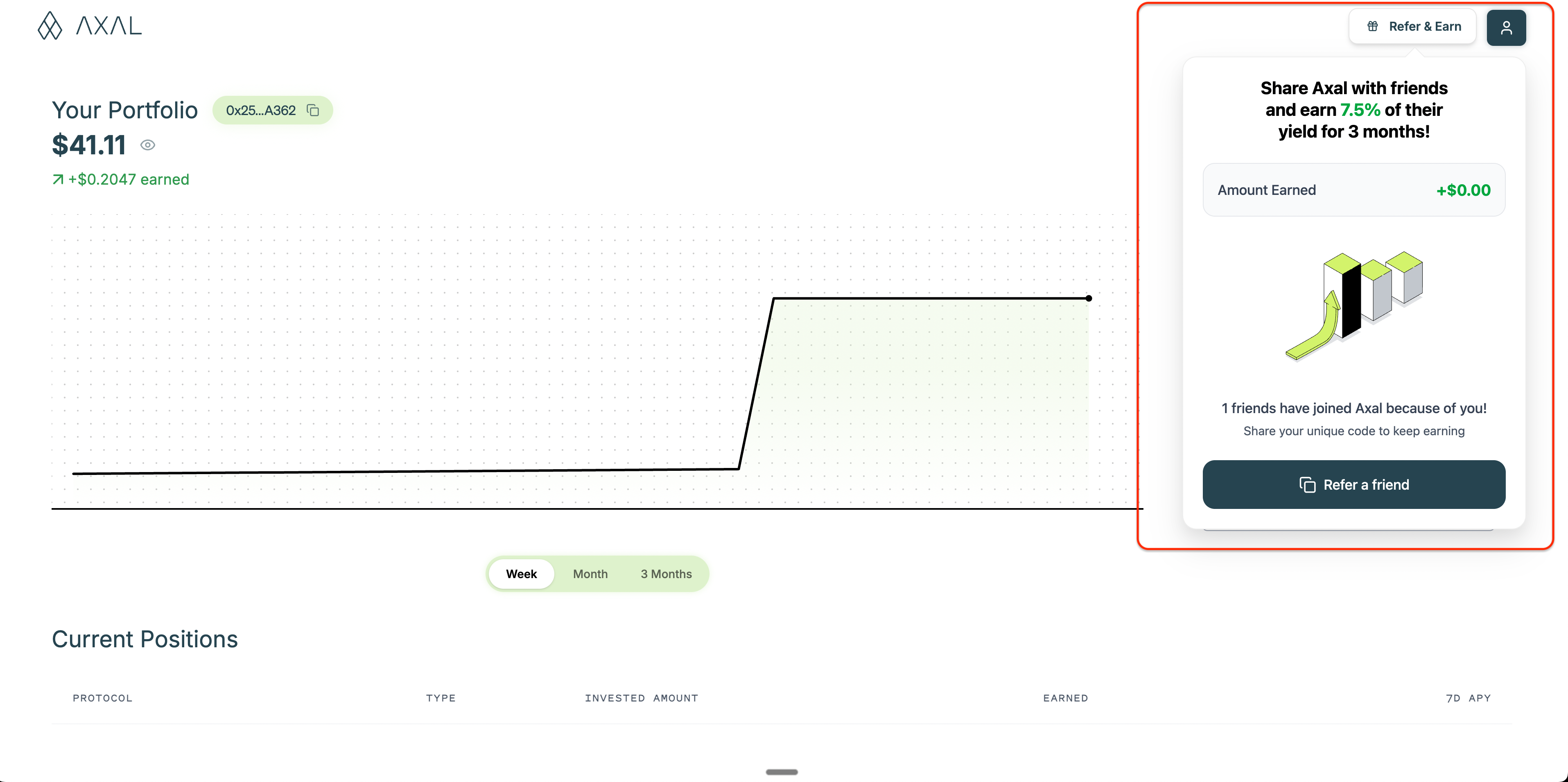 Referral snapshot
