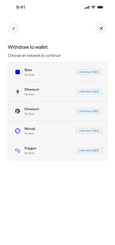 Select network